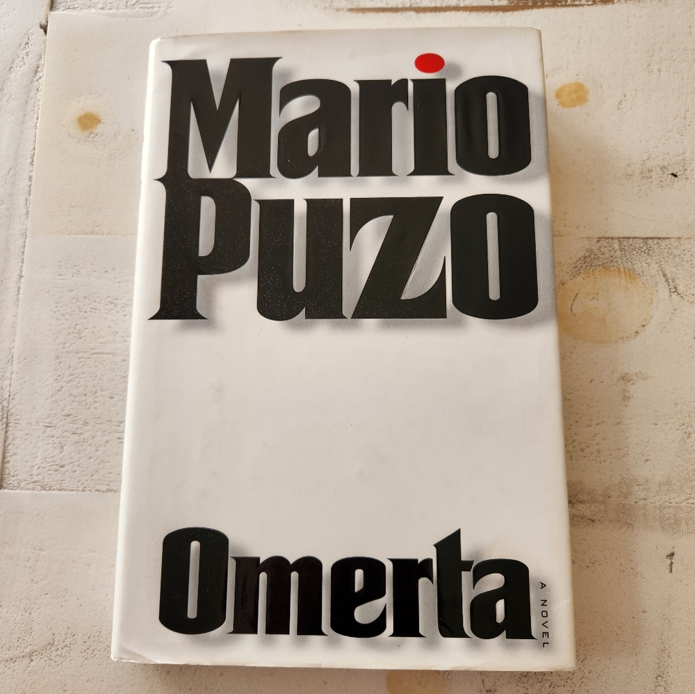 Omerta by Mario Puzo, First Edition, Hardcover